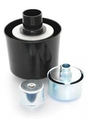 Ventilation and breather filter with thread