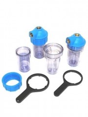 WF 3 and WF 4 housing operating pressure: 5 bar - flow rate: 2000 l/h + spare parts and accessories