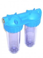 WF 5 stepped filter housing operating pressure: 10 bar - flow rate: 6000-8000 l/h